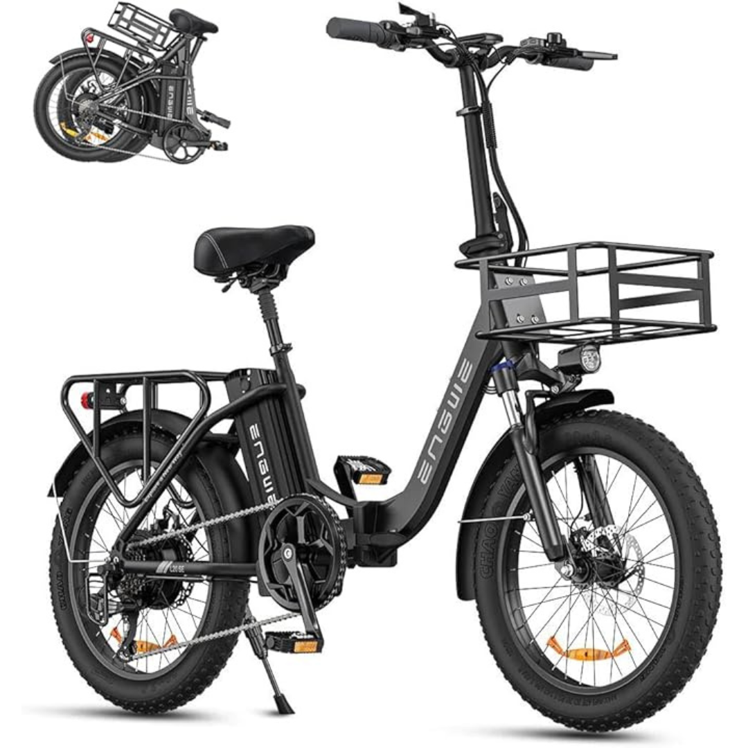 1753115993-22 ENGWE hopfällbar elcykel med 20-tums "barrel"-däck - Bild 1
